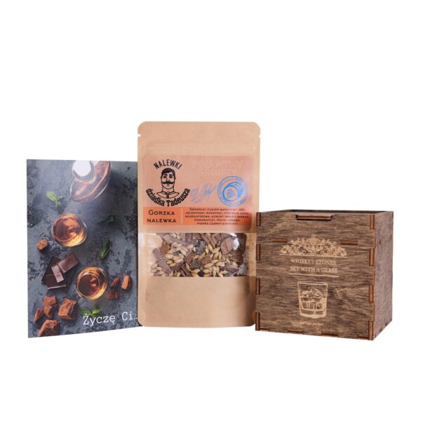 Zestaw do whisky z saszetką „Pikantny Whisky”